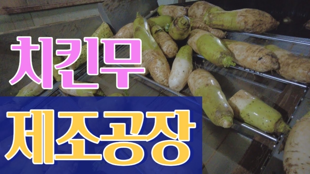 치킨 먹을 때 빠질 수 없는 치킨무! 제조공정
